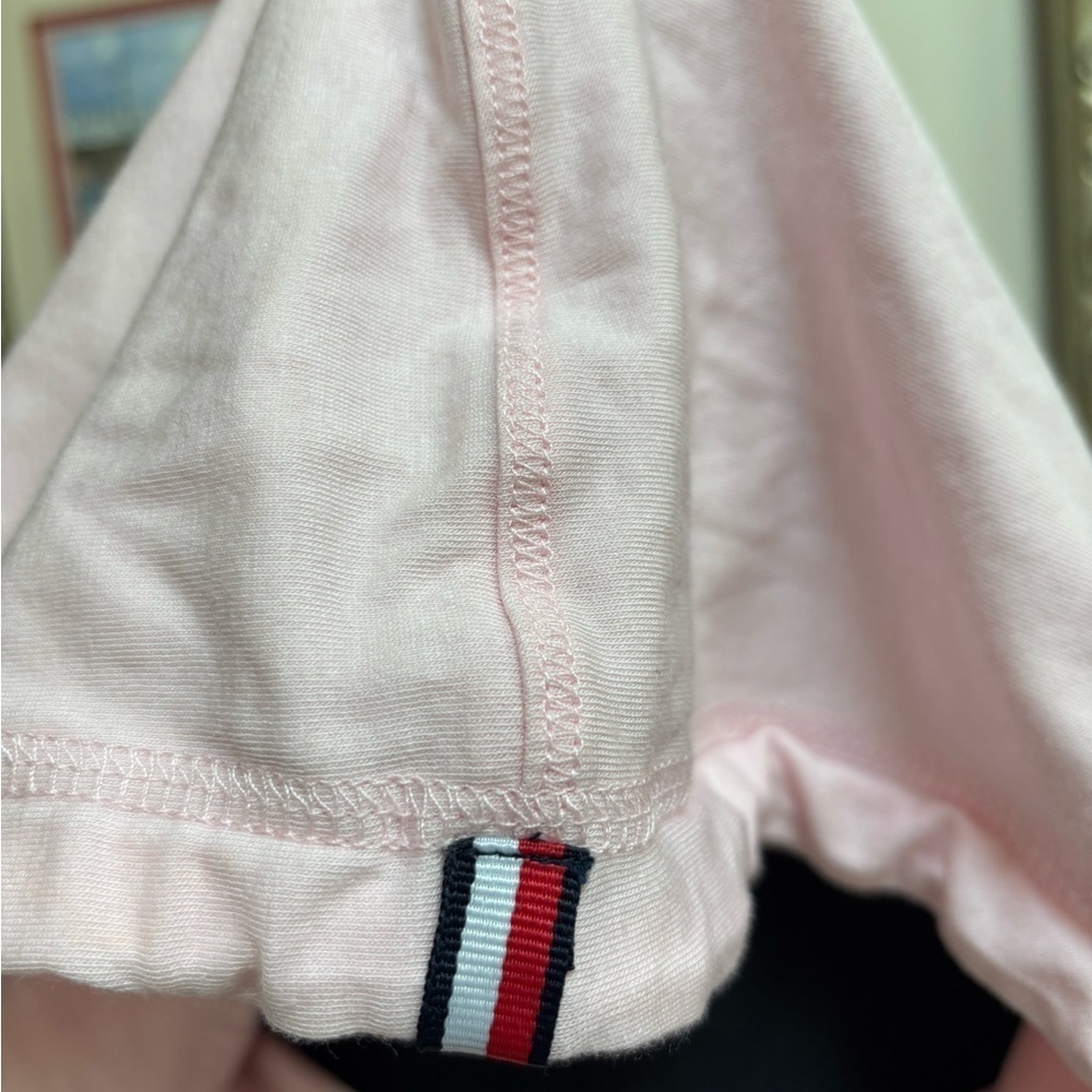 TOMMY HILFIGER SPORT CASUAL ATHLEISURE PINK LIGHTWEIGHT HOODIE TOP SZ SMALL NWT - Picture 4 of 8